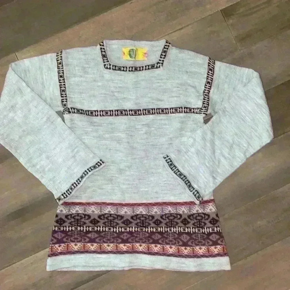 Vintage 1970’s Beewear Sportswear square neck sweater - Picture 1 of 5